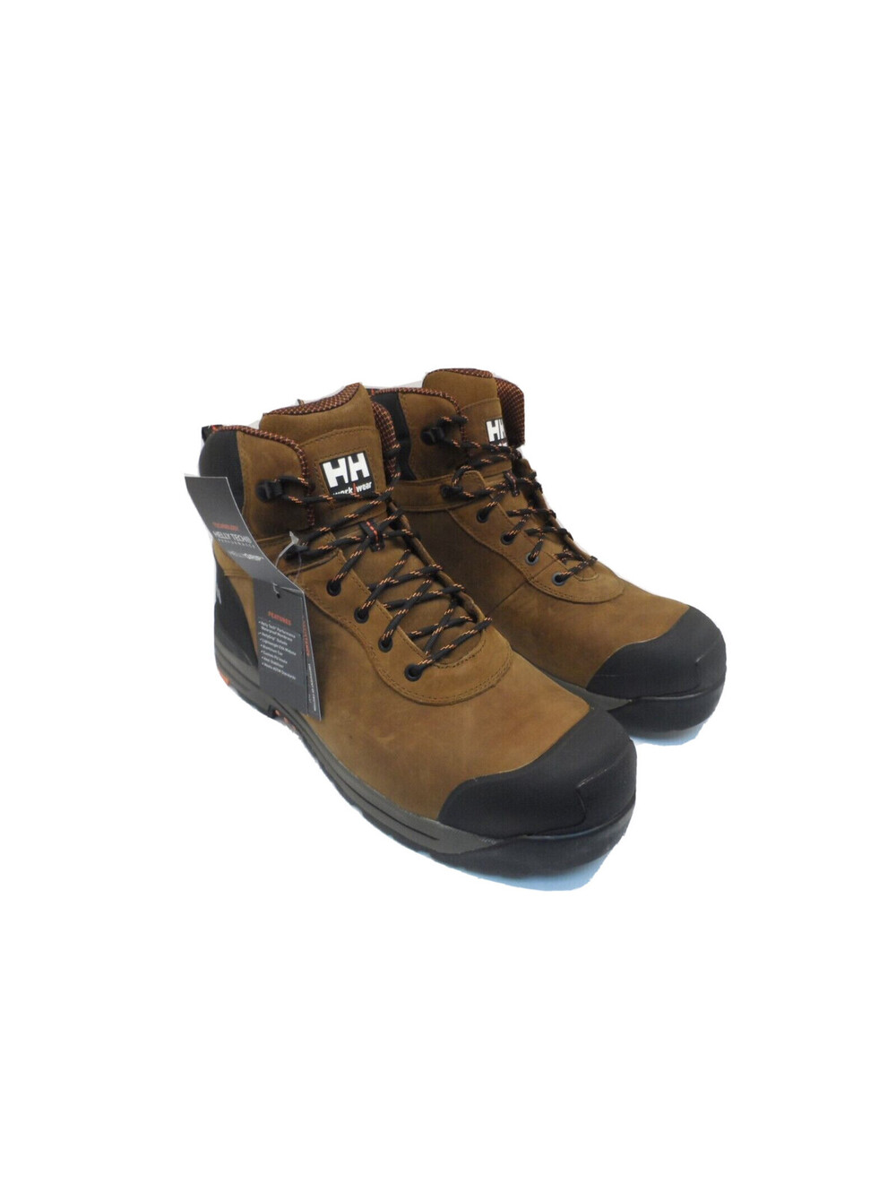 Helly Hansen Men's 6" Lehigh Aluminum Toe Waterproof Boots Brown Size 10M